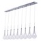 Et2 Larmes LED 9-Light 4.5" Wide Polished Chrome Linear Pendant E23129-18PC - alternate 1